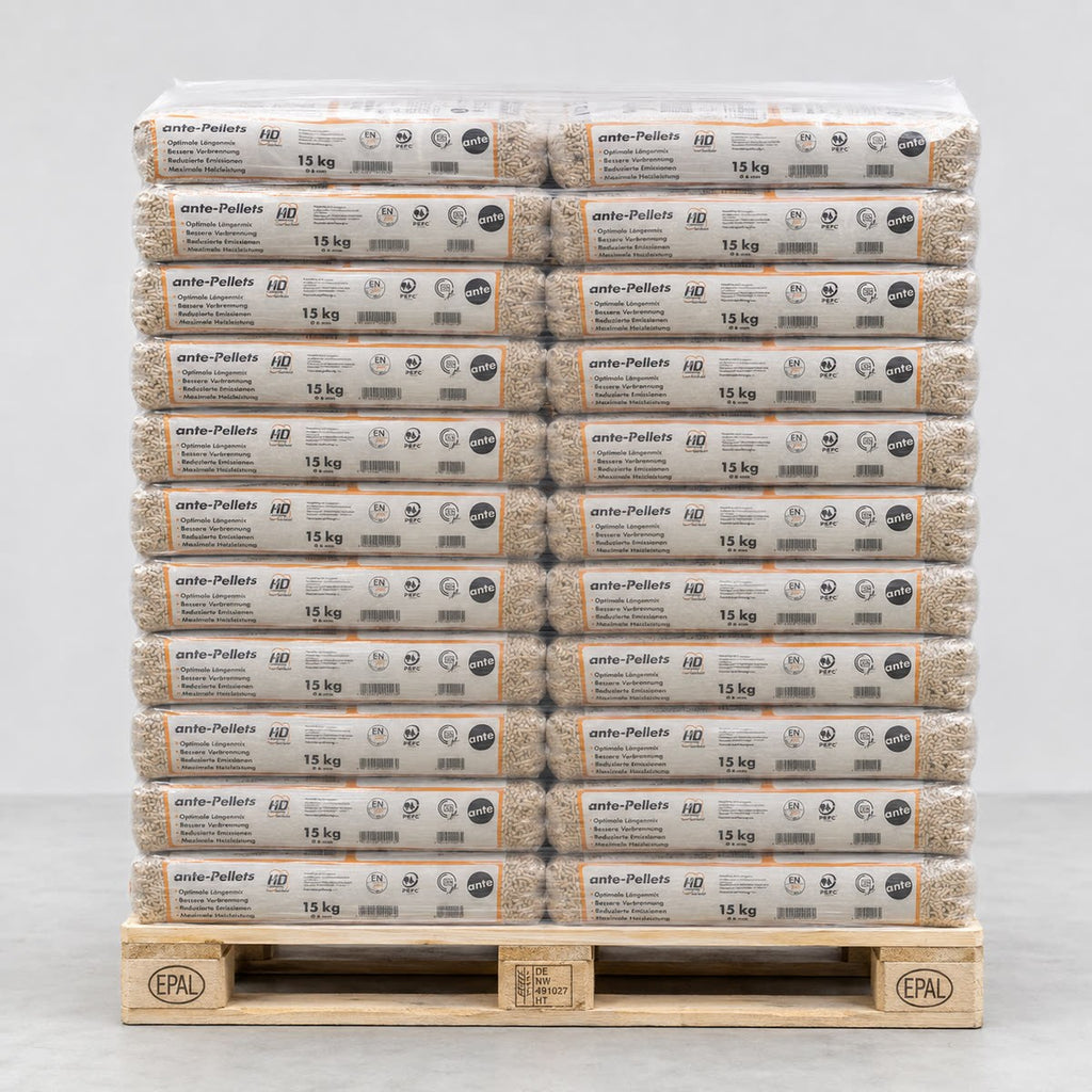 Palet completo de pellets ante-Pellets, 66 sacos de 15 kg